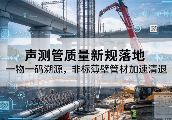 宝山声测管质量新规落地，一物一码溯源，非标薄壁管材加速清退